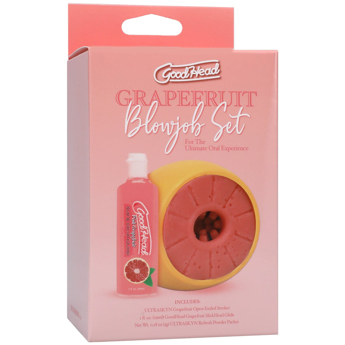 Goodhead - Set de mamada de pomelo - Amarillo/rosa