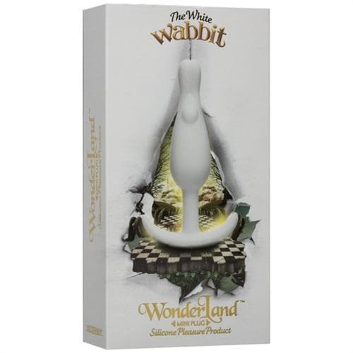 wonderland the white wabbit mini plug white