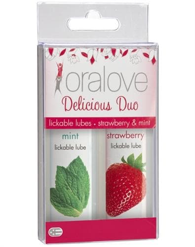 oral love dynamic duo strawberry and mint