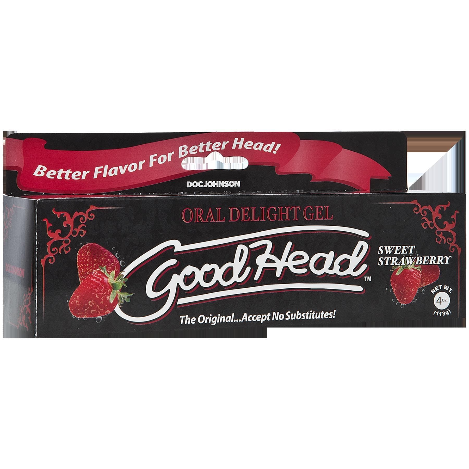 good head oral delight gel 4 oz strawberry