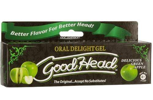 good head oral delight gel 4 oz green apple