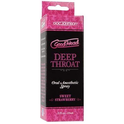 Good Head Deep Throat Spray - Sweet Strawberry Default Title