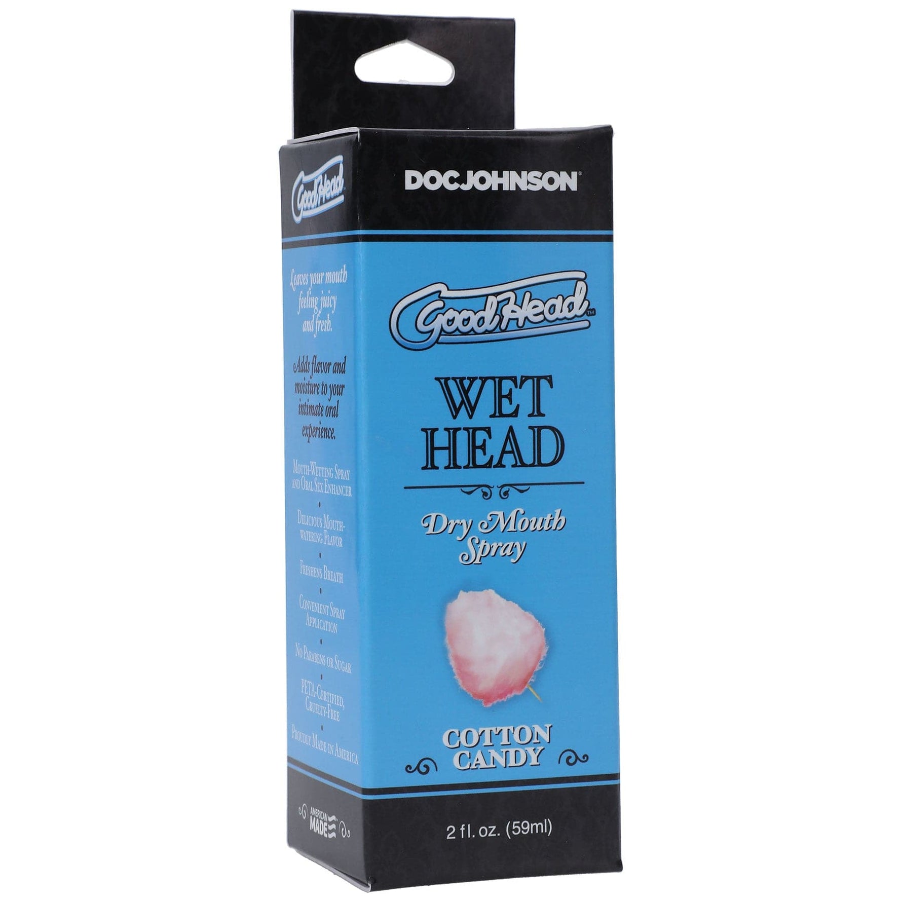 Goodhead - Wet Head - Dry Mouth Spray - Cotton Candy - 2 Fl. Oz. (59ml)