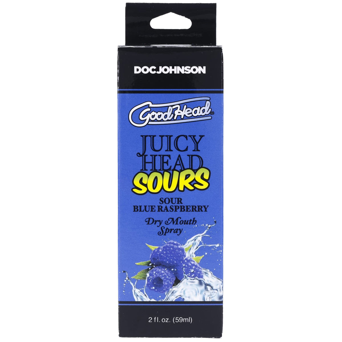 Goodhead - Juicy Head - Spray para boca seca - Frambuesa azul agria - 2 oz