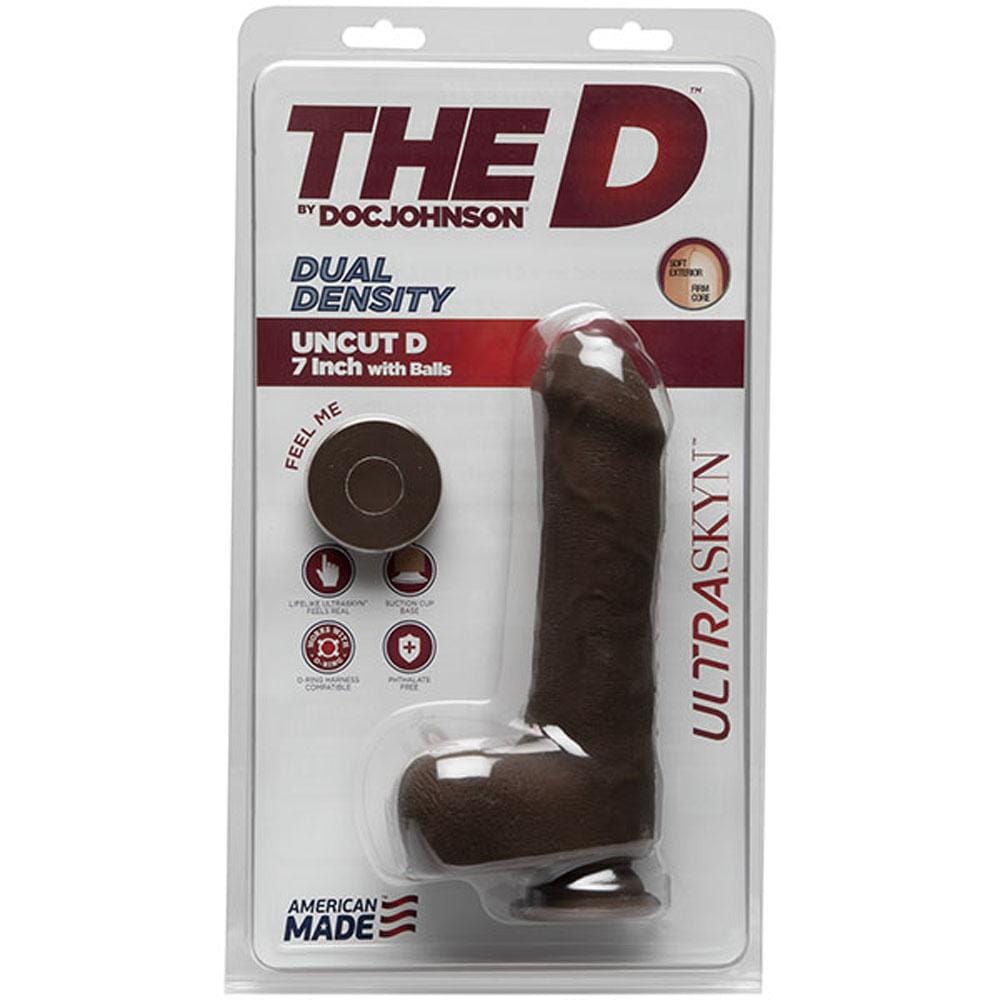 the d uncut d 7 inch with balls ultraskyn chocolate