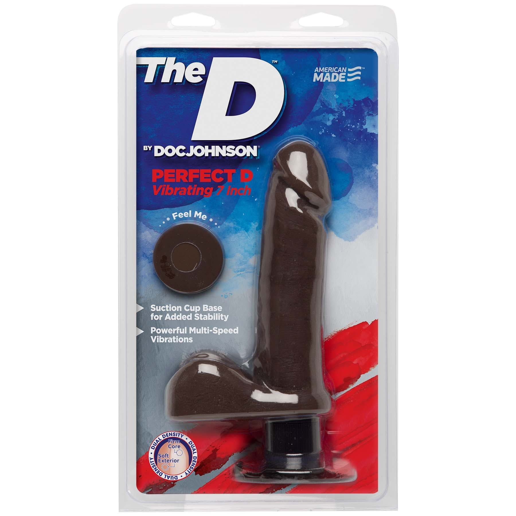 the d perfect d vibrating 7 chocolate