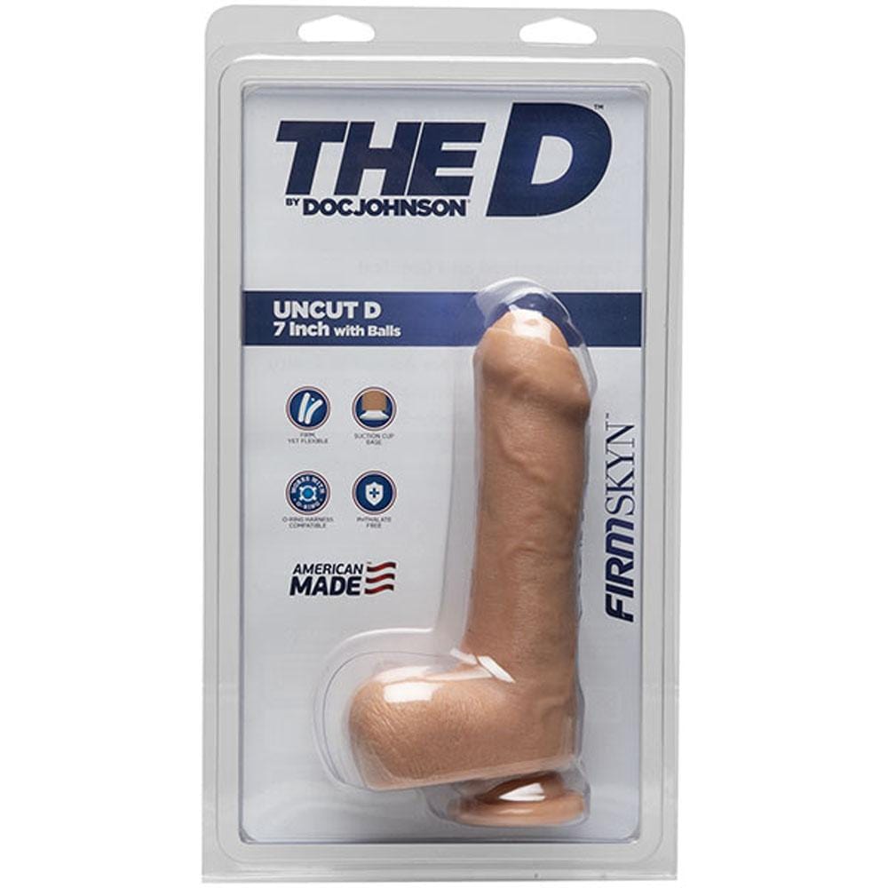the d uncut d 7 inch with balls firmskyn vanilla