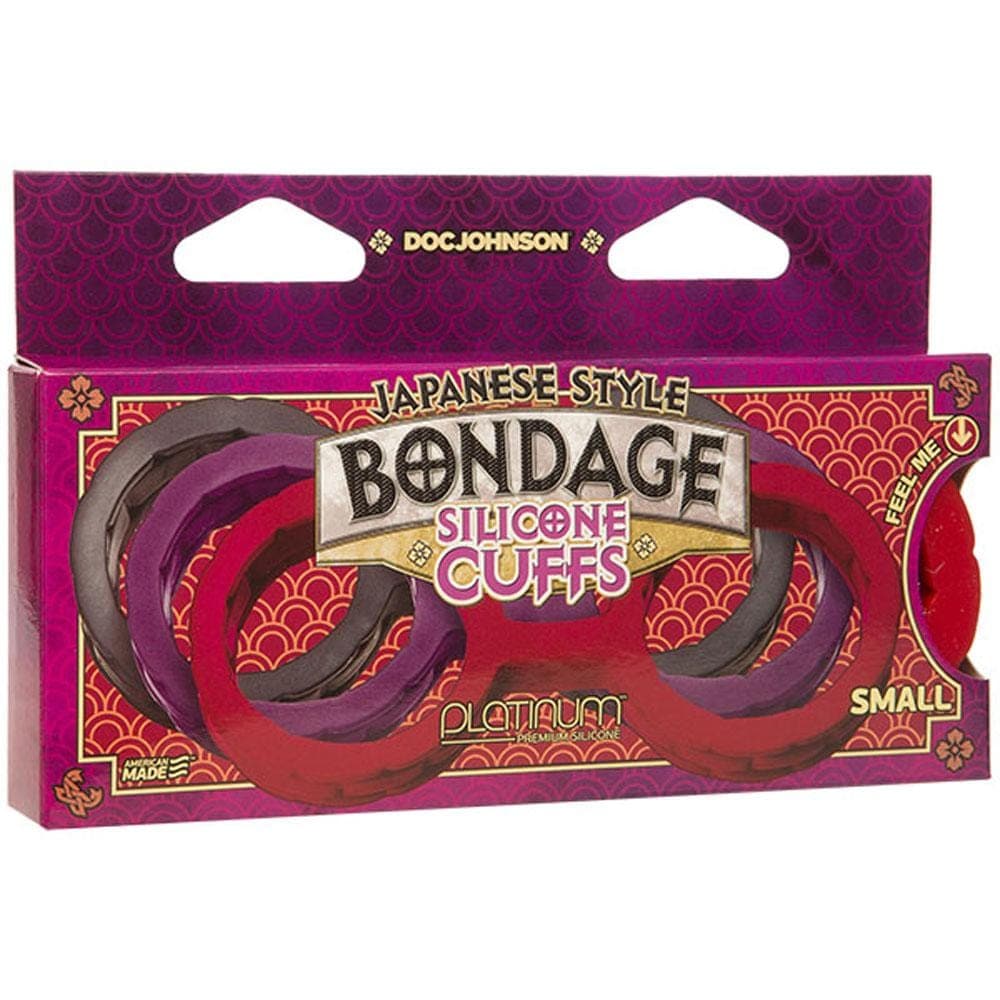Japanese Bondage - Silicone Cuffs - Small - Red Default Title