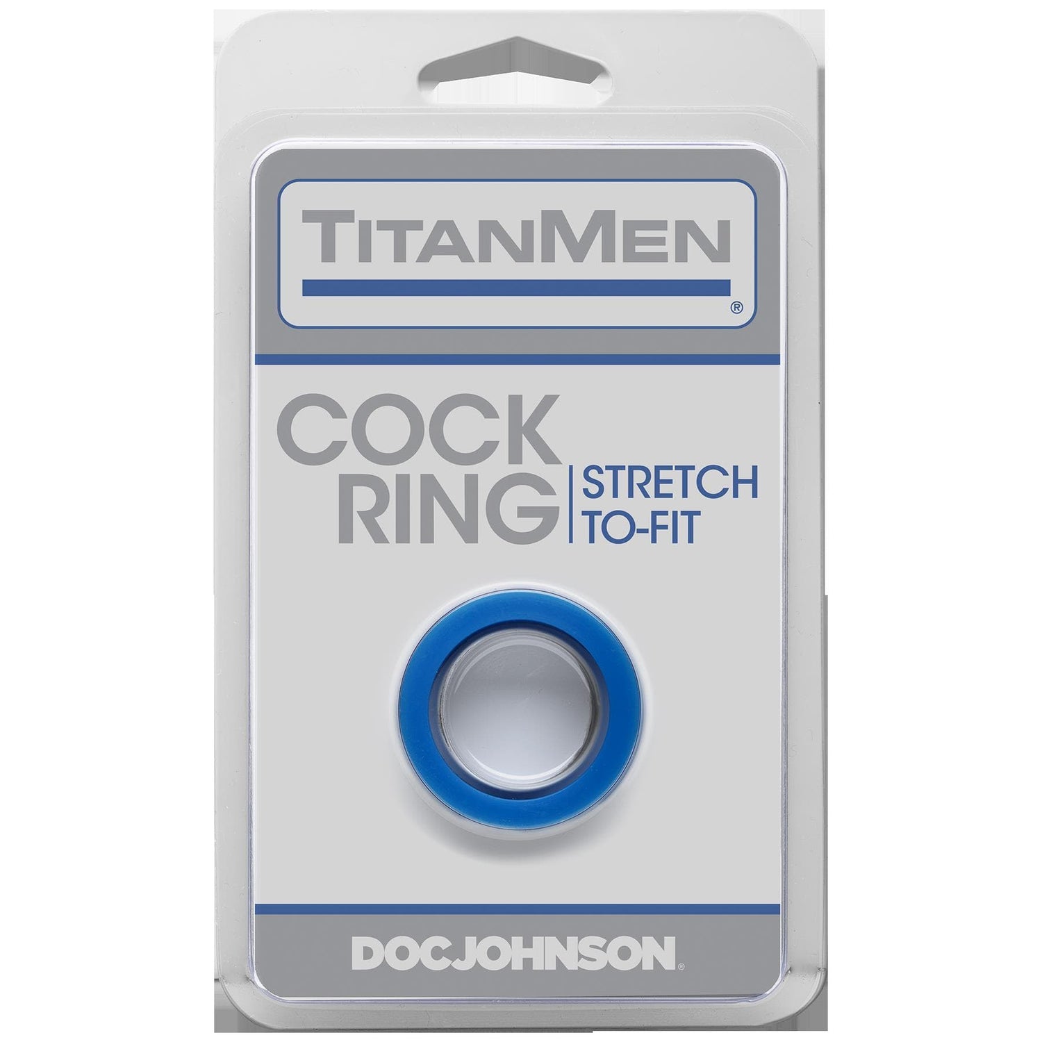 Titanmen Cock Ring - Blue Default Title