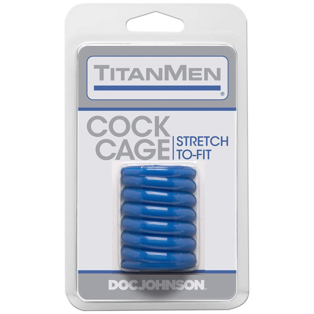 titanmen cock cage blue
