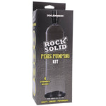 Rock Solid - Penis Pumping Kit - Black/clear Default Title