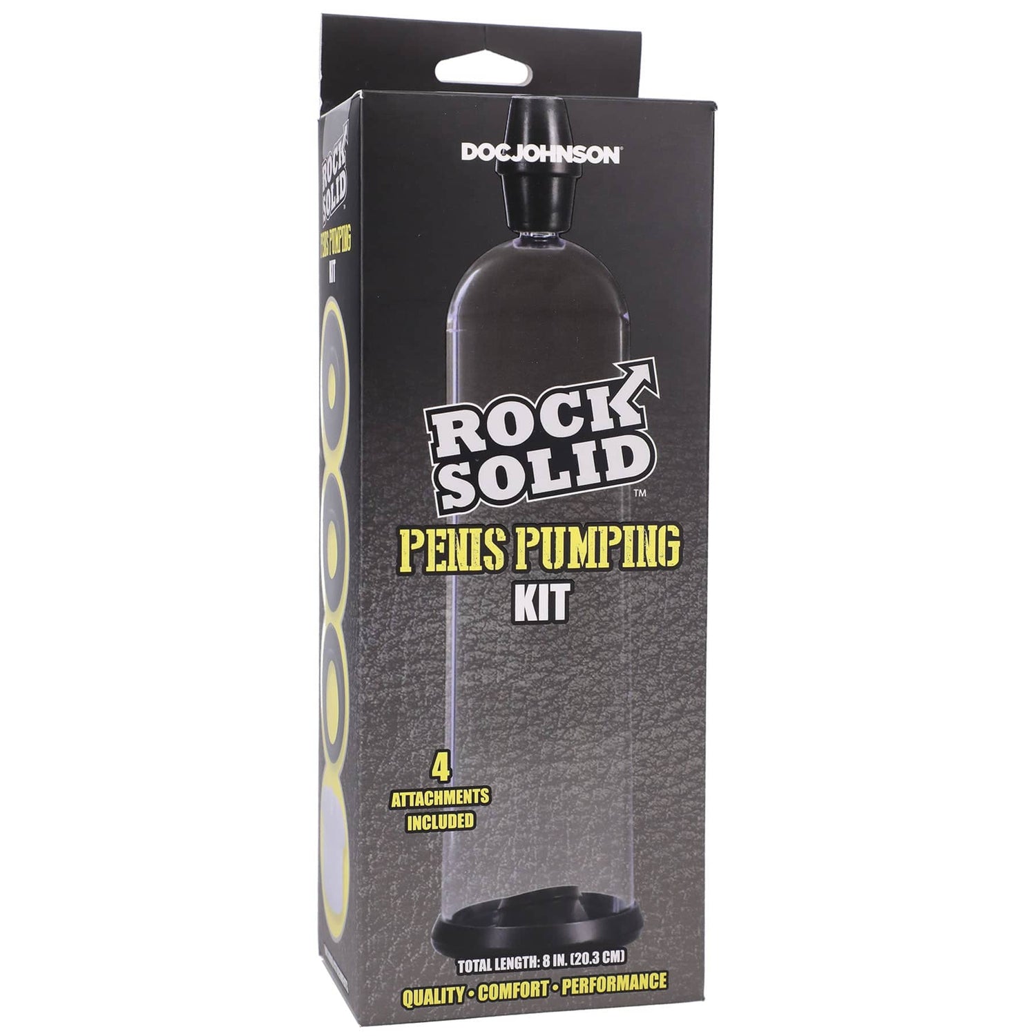 Rock Solid - Penis Pumping Kit - Black/clear Default Title