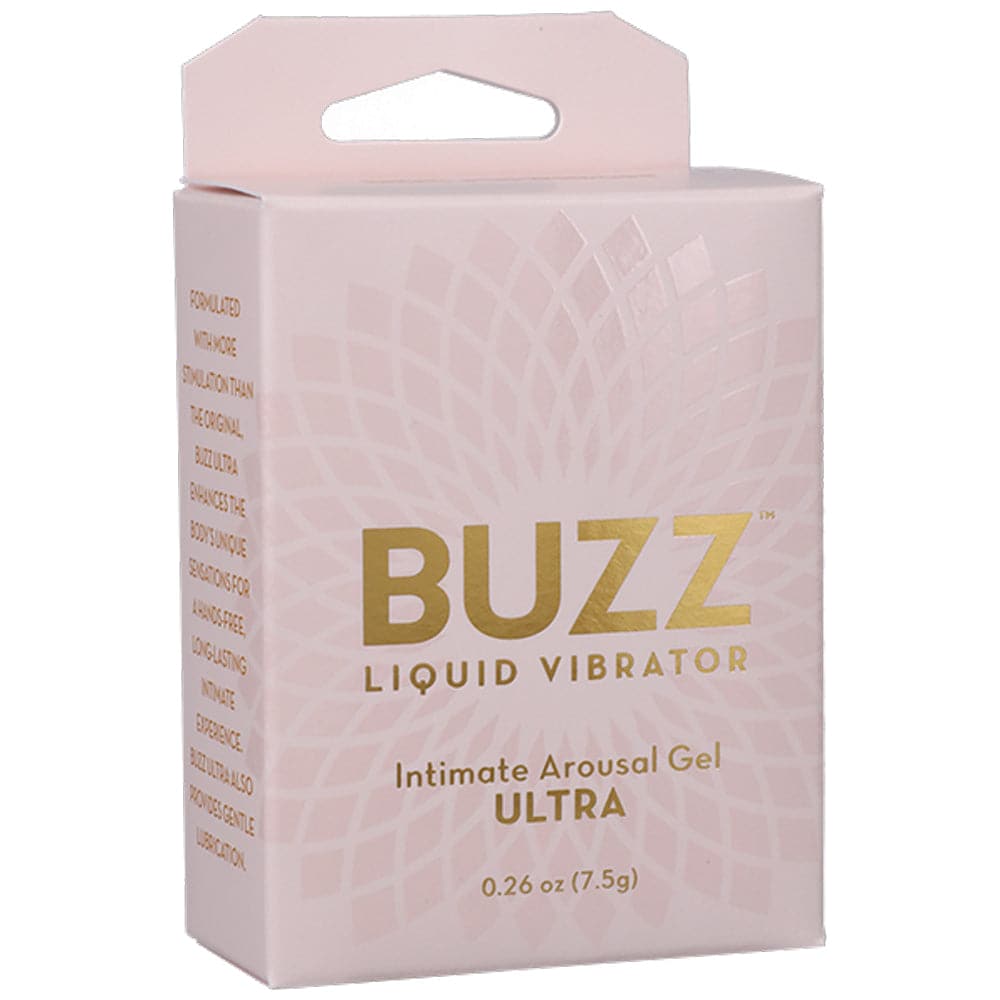 buzz ultra liquid vibrator intimate arousal gel 0 26 oz