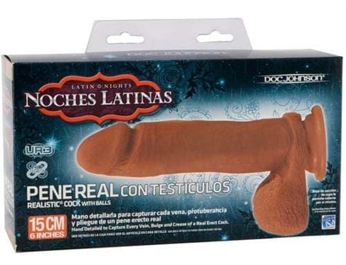 noches latinas ultraskyn pene real con testiculos 6 inch