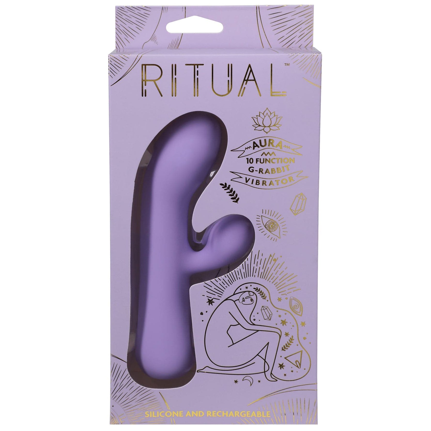 Ritual - Aura - Rechargeable Silicone Rabbit Vibe - Lilac Default Title