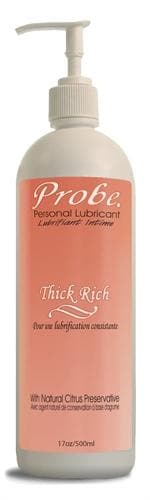 probe personal lubricant thick rich 17 oz