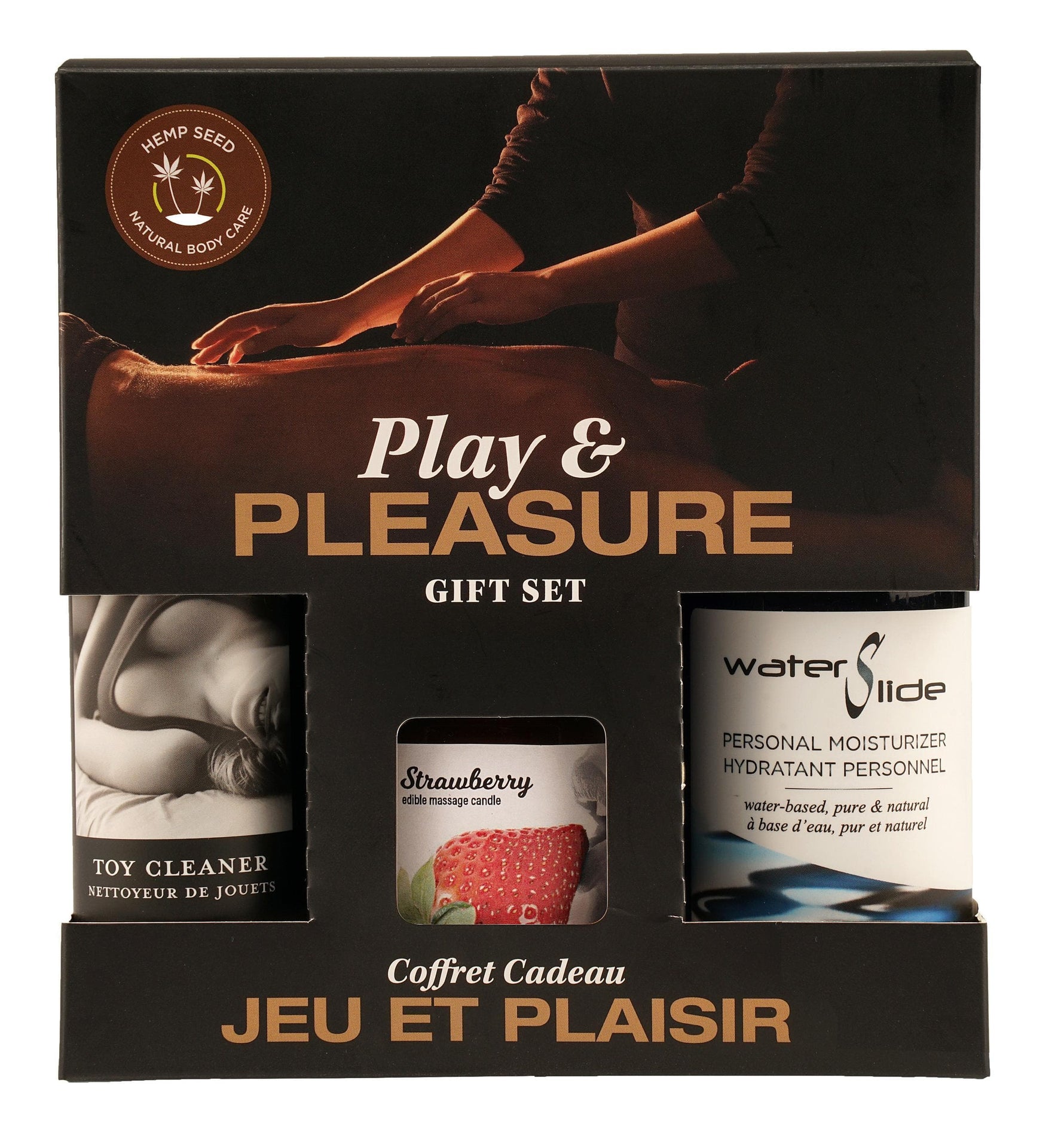 Hemp Seed by Night Play and Pleasure Gift Set - Strawberry Default Title