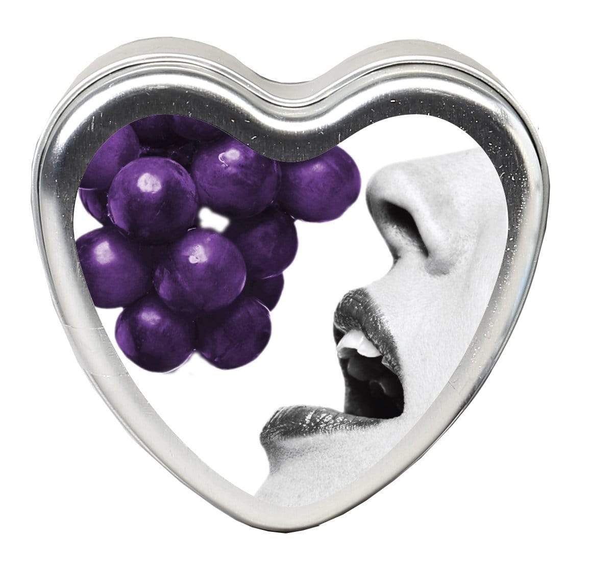 Edible Heart Candle - Grape - 4 Oz. Default Title