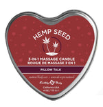 Hemp Seed 3-in-1 Massage Candle - Pillow Talk - 4 Oz Default Title