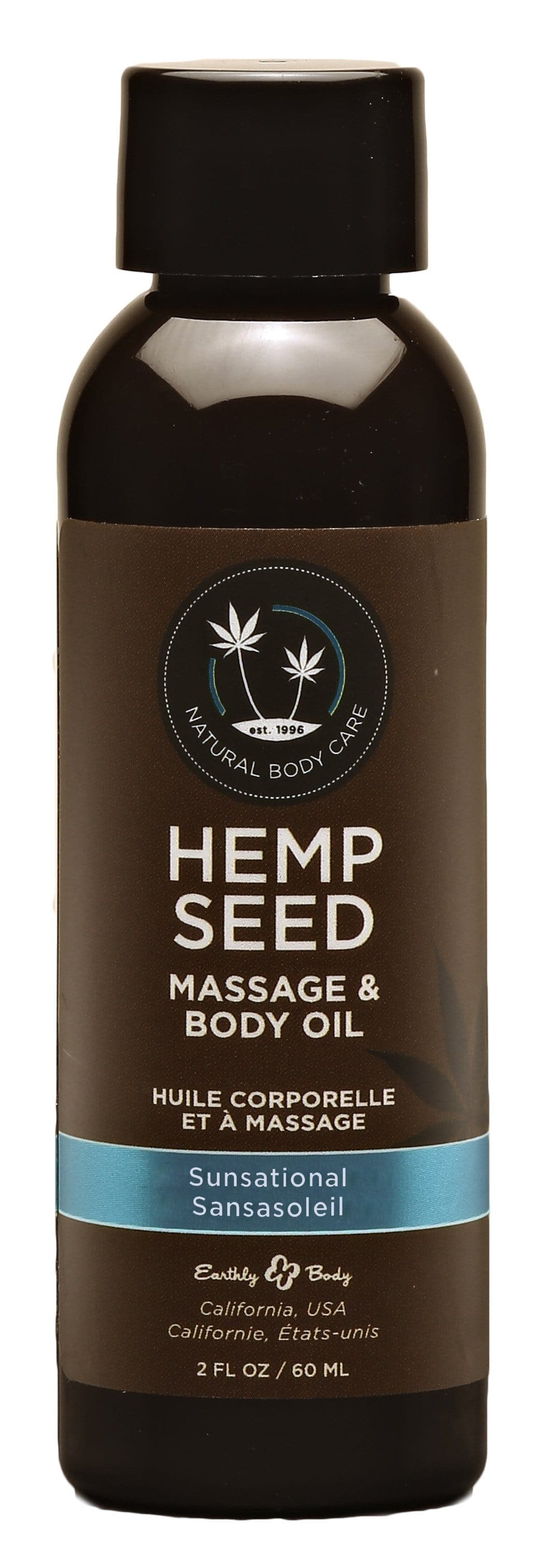 hemp seed massage and body oil sunsational
