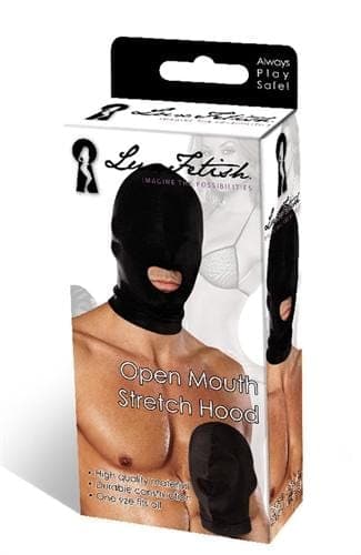 open mouth stretch hood