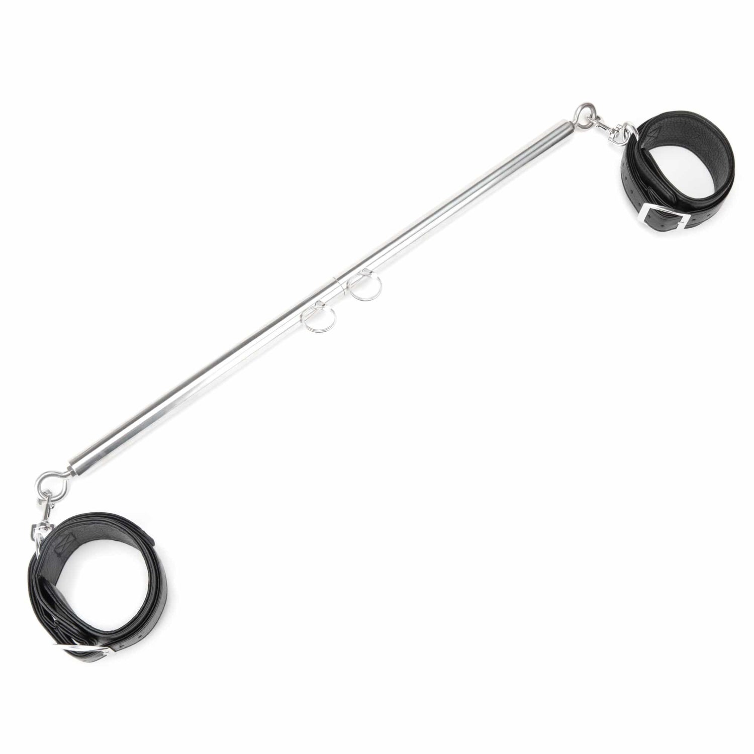 Expandable Spreader Bar Set 35" - 47" With Detachable Leatherette Cuffs Default Title