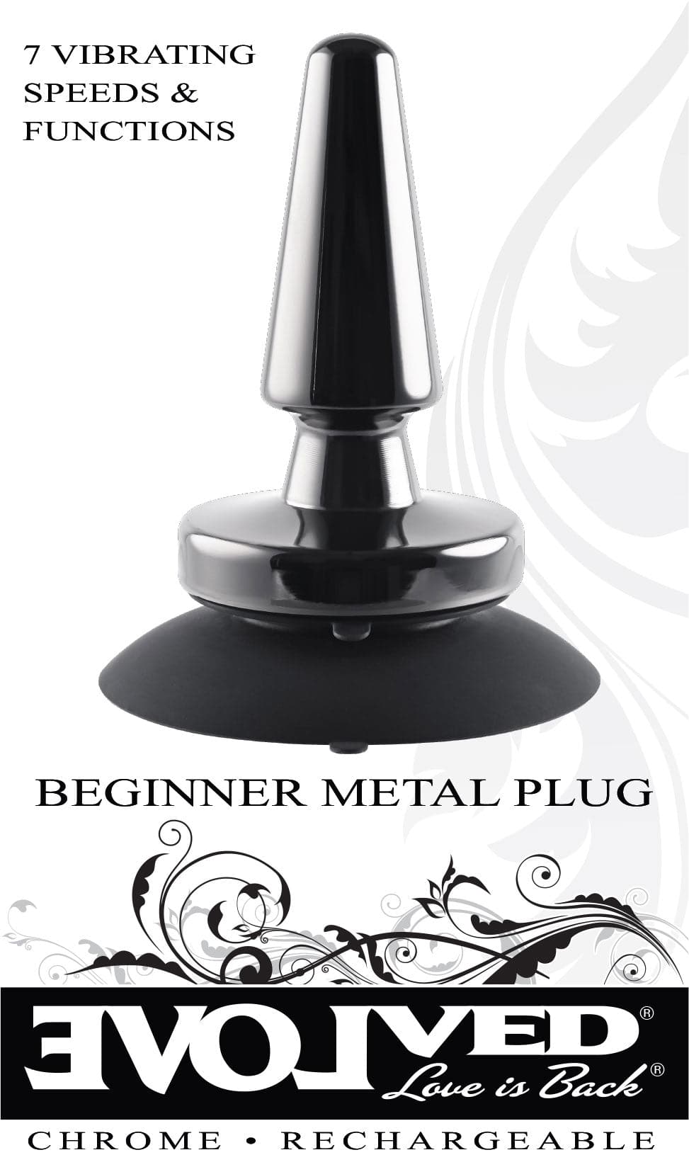 beginner metal plug black chrome