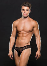 Envy Modern Fishnet Thong - Large/xlarge - Black Default Title