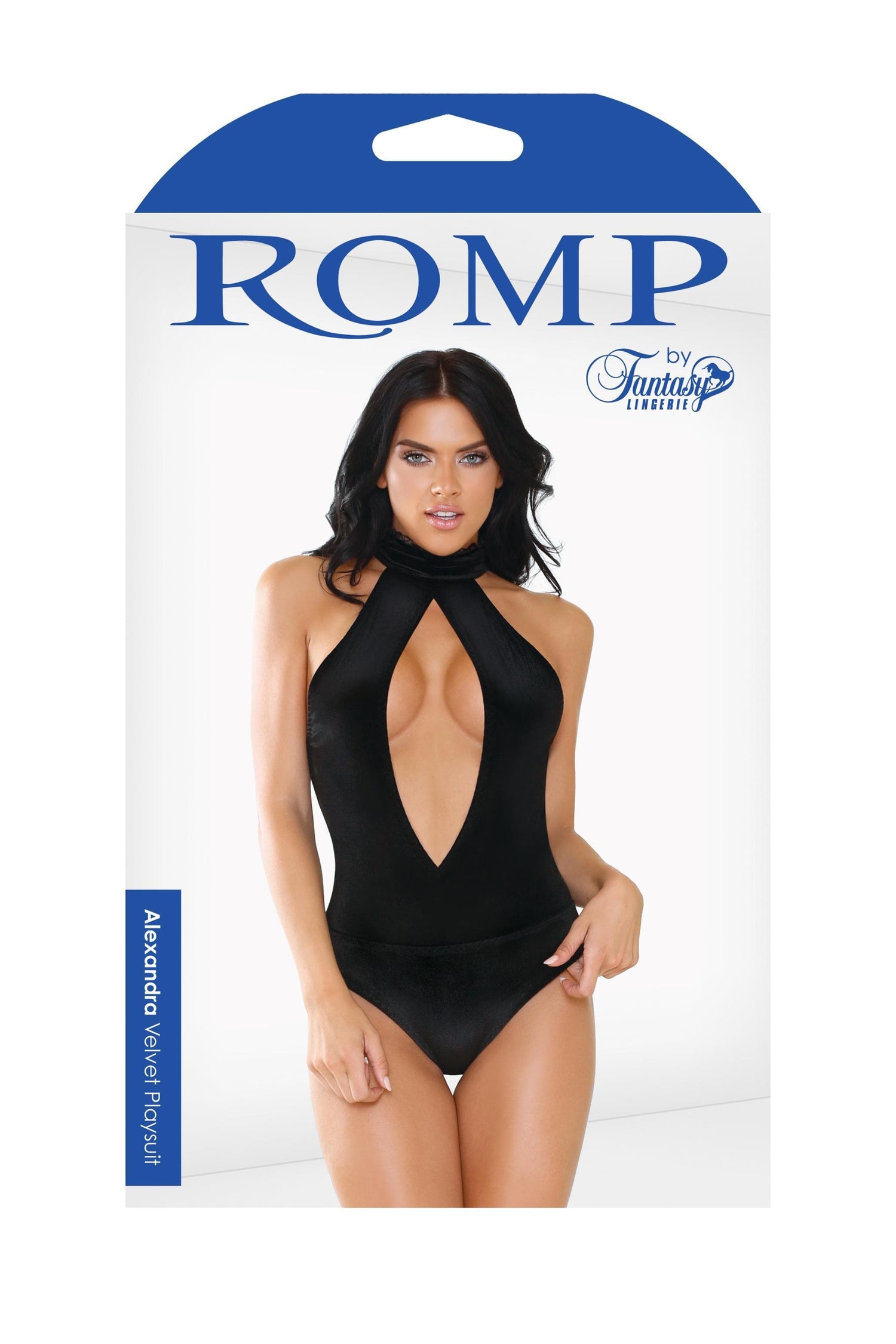 Alexandra Velvet Playsuit - Back - Small- Medium Default Title