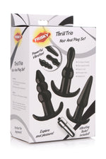 Thrill Trio Anal Plug Set - Black Default Title