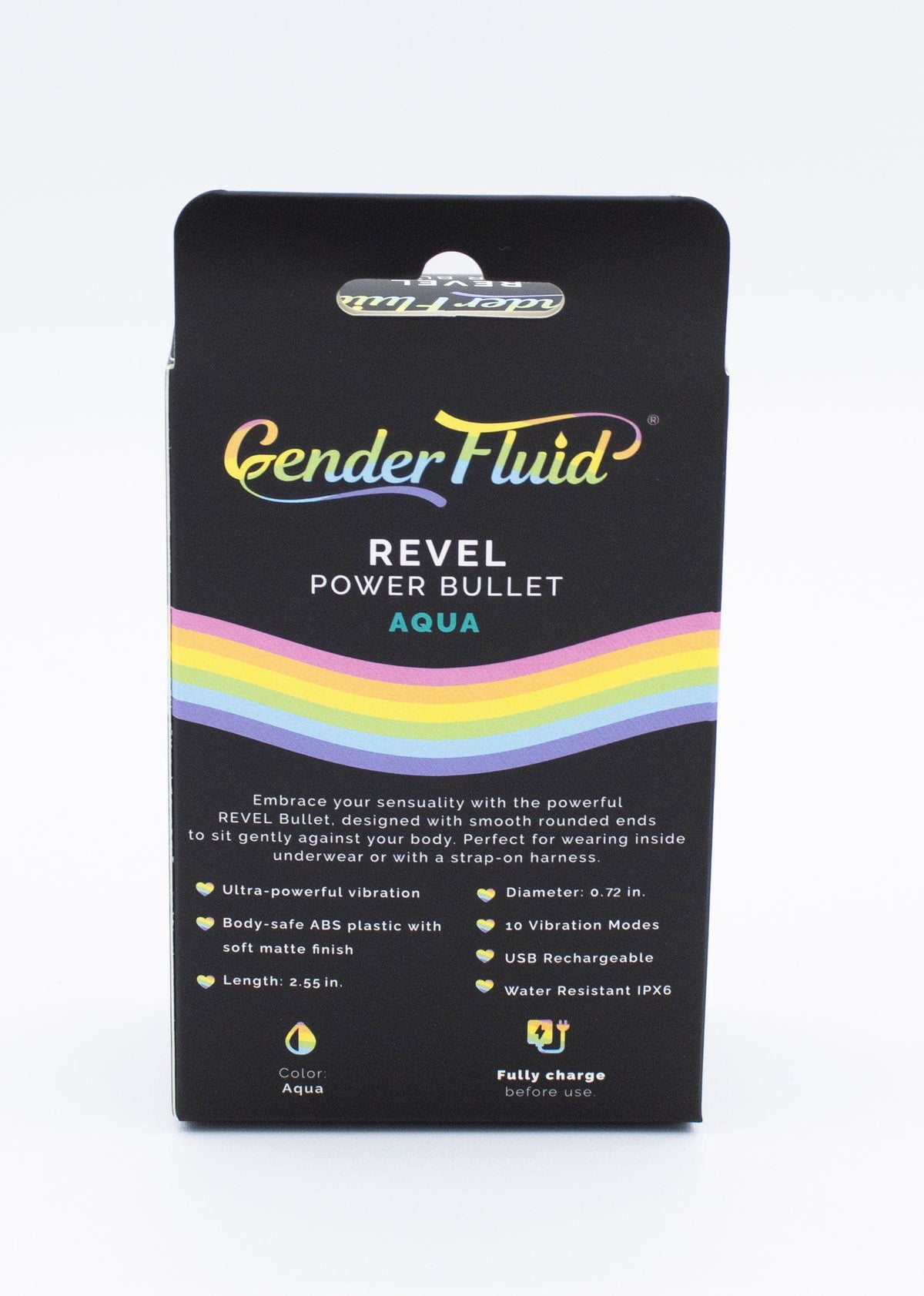 gender fluid revel power bullet aqua blue