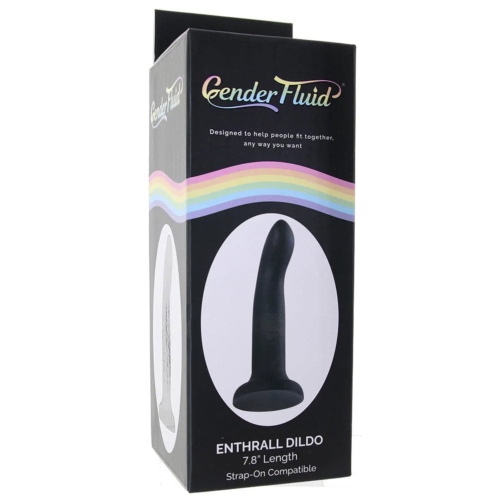 gender fluid enthrall dildo 7 8 inch black