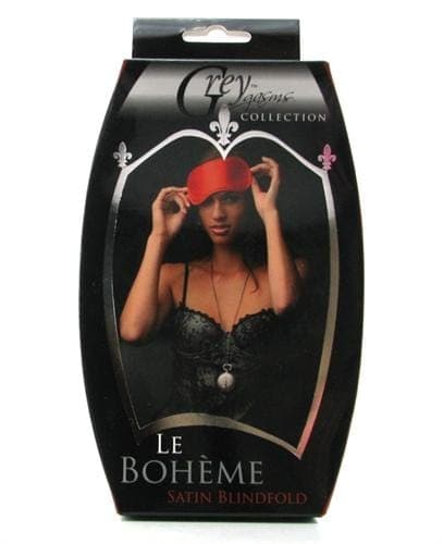 Le Boheme Satin Blindfold - Red Default Title