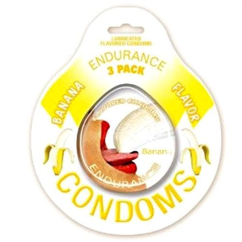 Endurance Condoms - Banana - 3 Pack Default Title