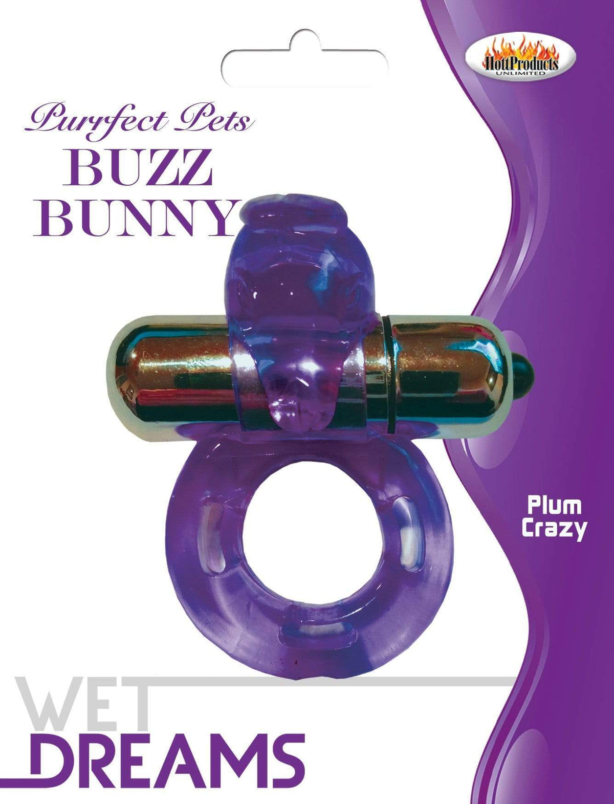 purrfect pet buzz bunny purple
