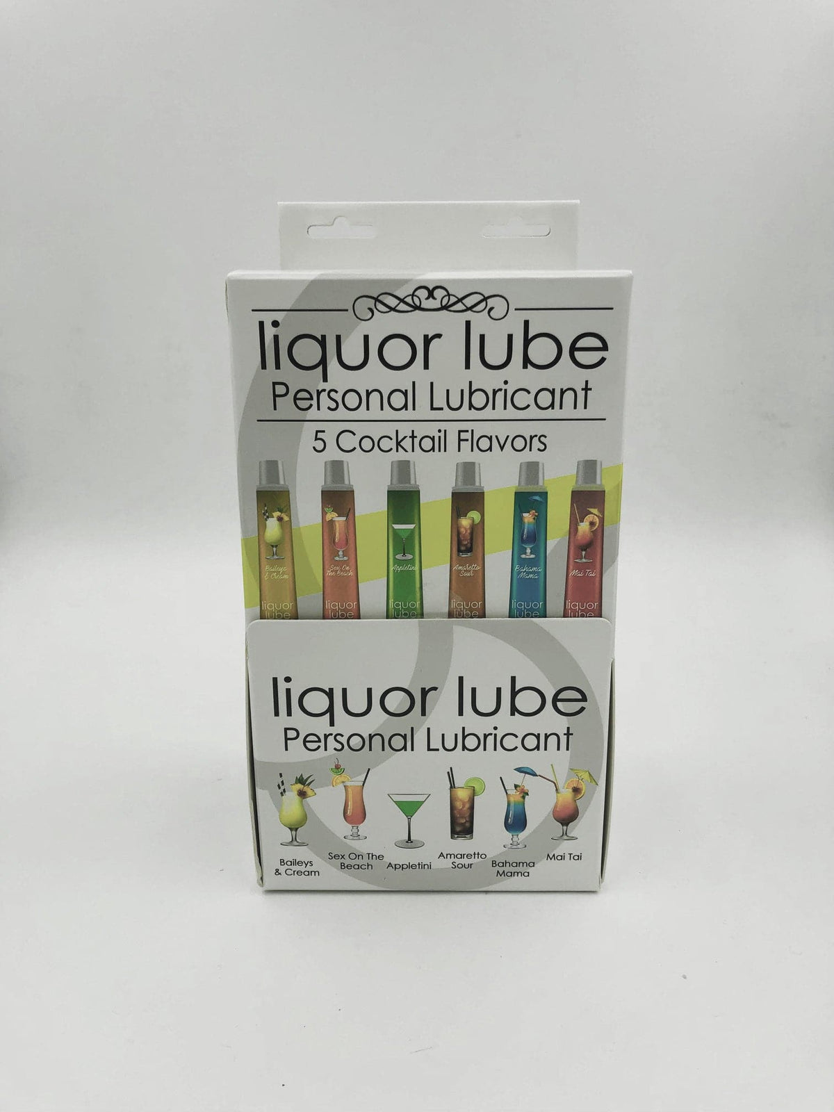 liquor lube assorted flavors 72 pcs display display 6 cocktail flavors 10ml tubes
