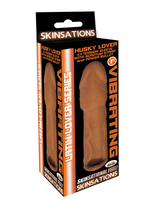 Skinsations Latin Lover Series Husky Lover 7 Inch Vibrating - Brown