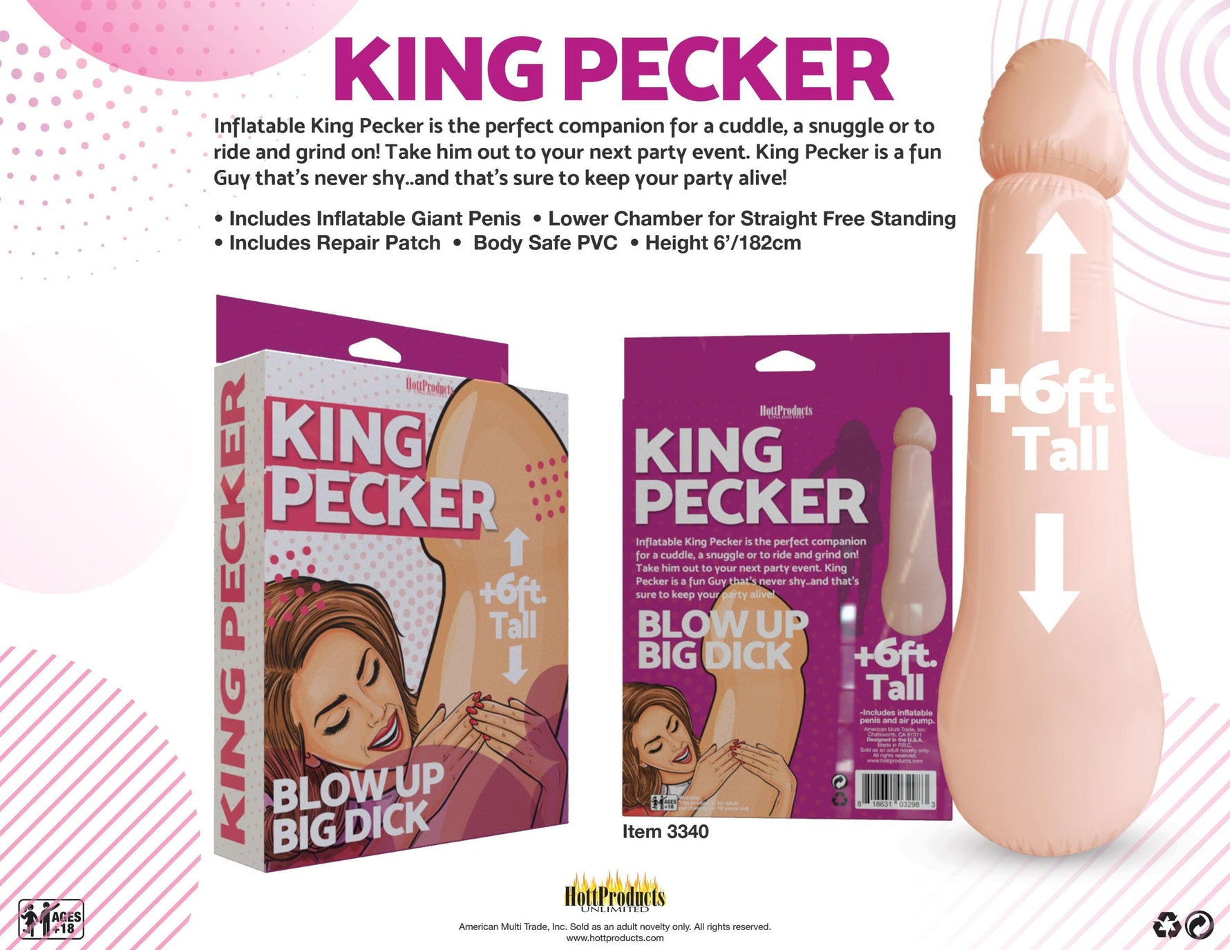 Bachelorette Party - King Pecker- Giant Inflatable Penis