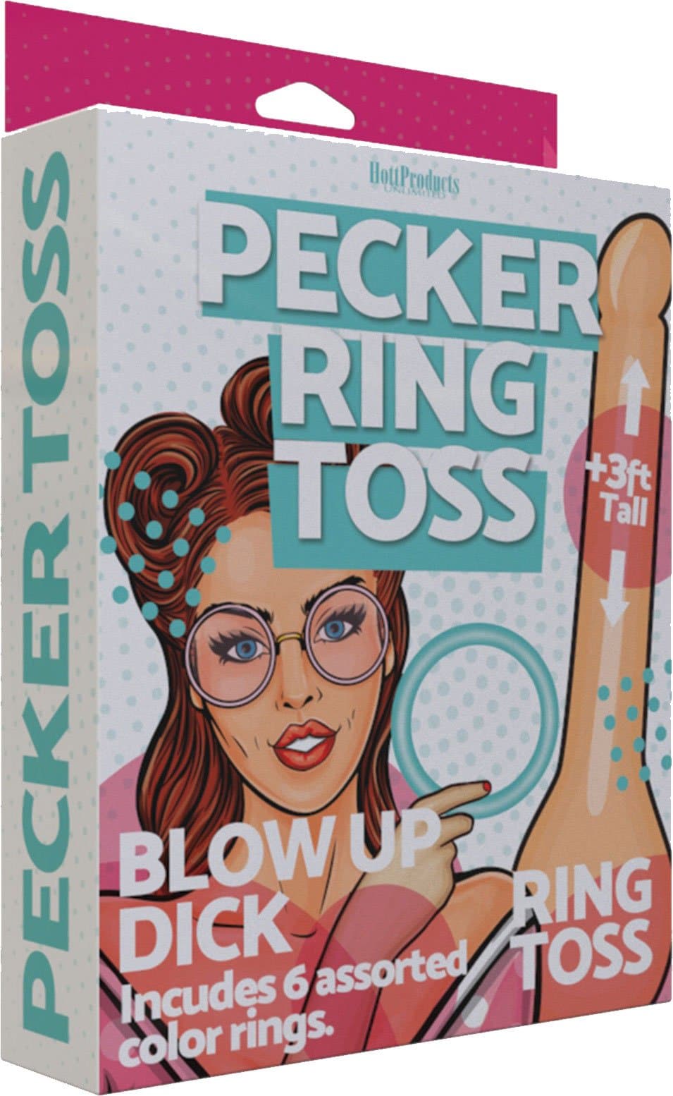 Party Game Ideas - Inflatable Pecker Ring Toss Default Title