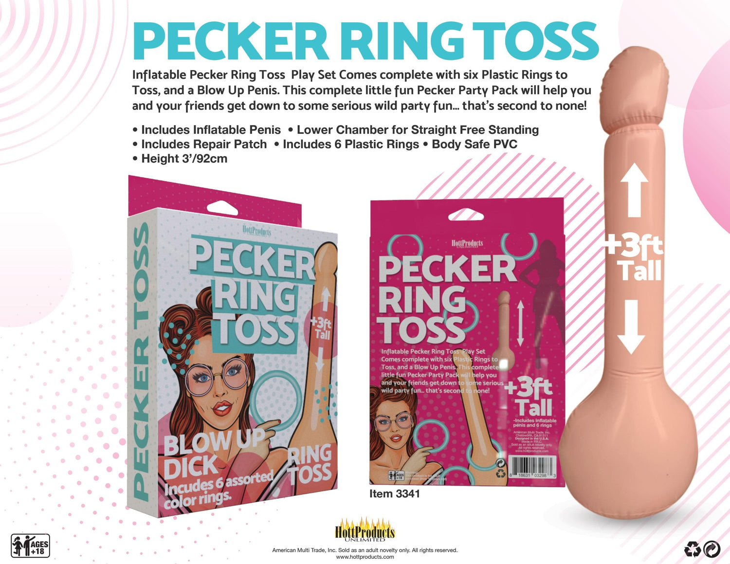 Party Game Ideas - Inflatable Pecker Ring Toss