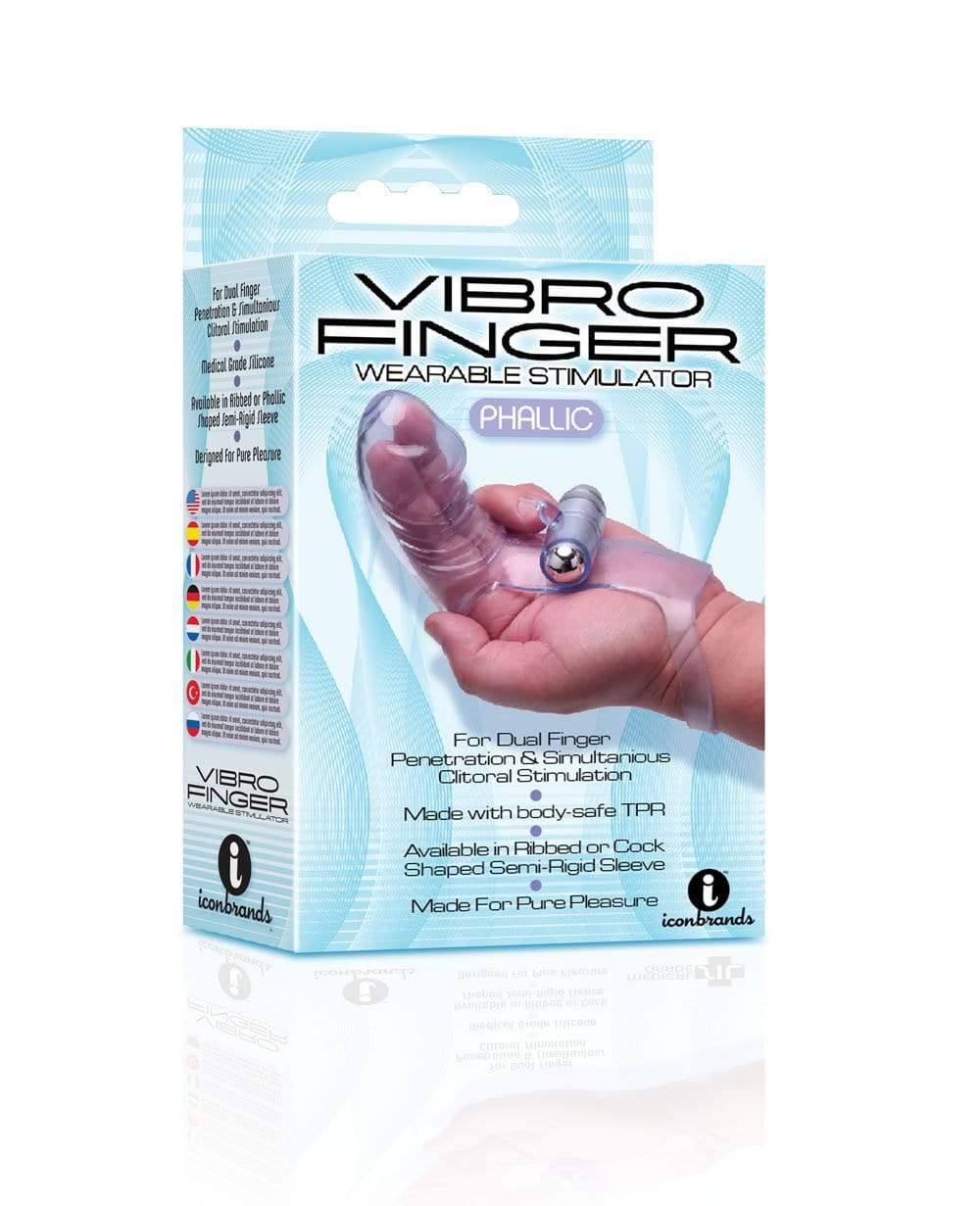 vibro finger wearable stimulator purple