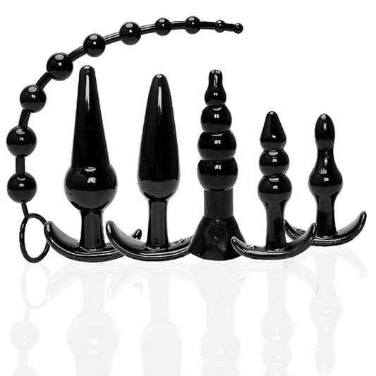 the 9s try curious anal plug kit black