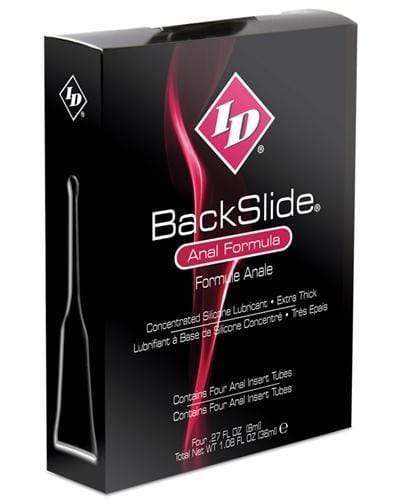 id backslide silicone lubricant 8ml long tube 4pack