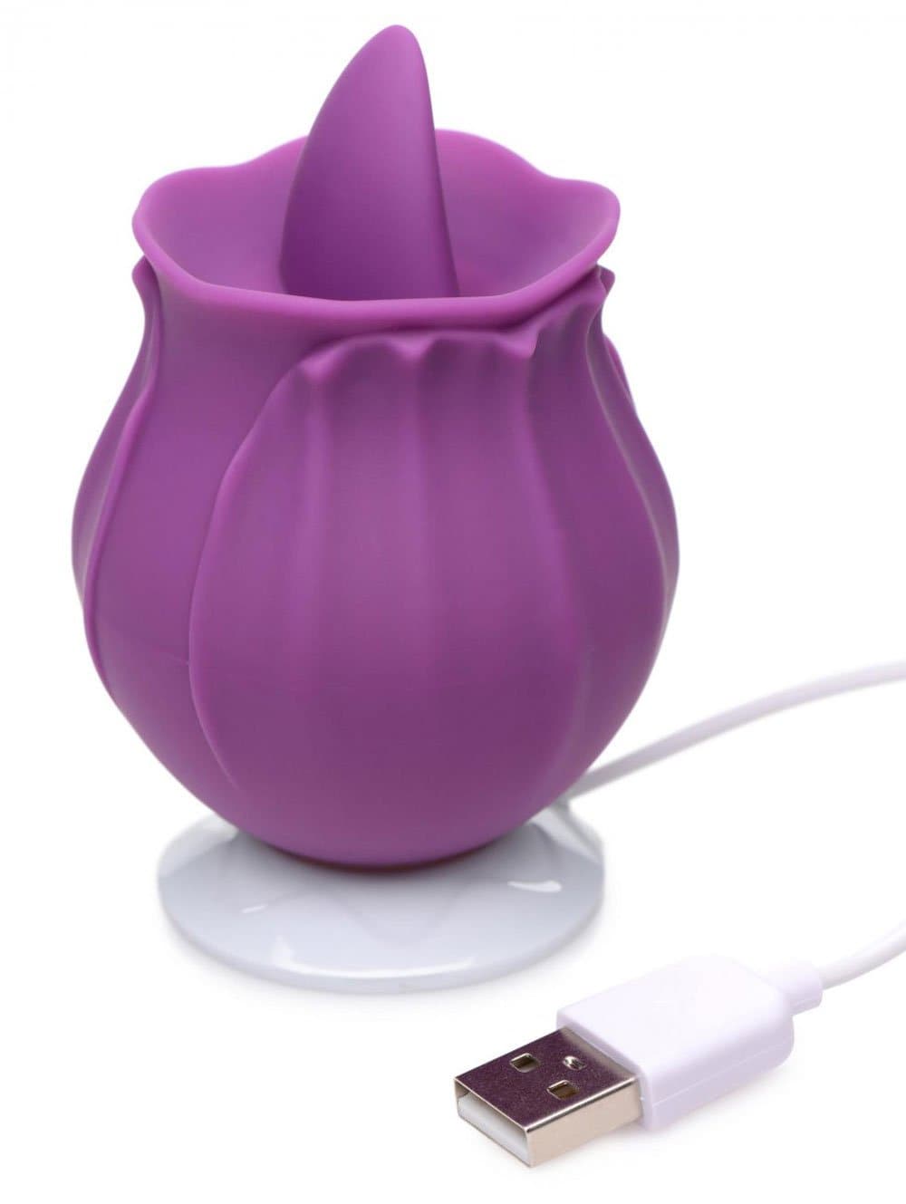 inmi bloomgasm wild violet licking silicone stimulator violet