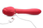Bloomgasm - Sweet Heart Rose 5x Suction Rose and 10x Vibrator - Pink