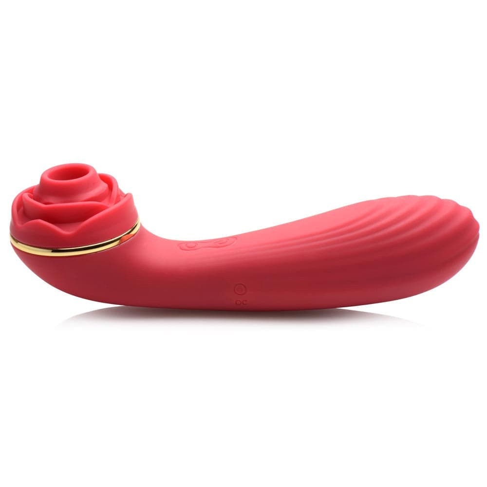 bloomgasm passion petals 10x suction rose vibrator red