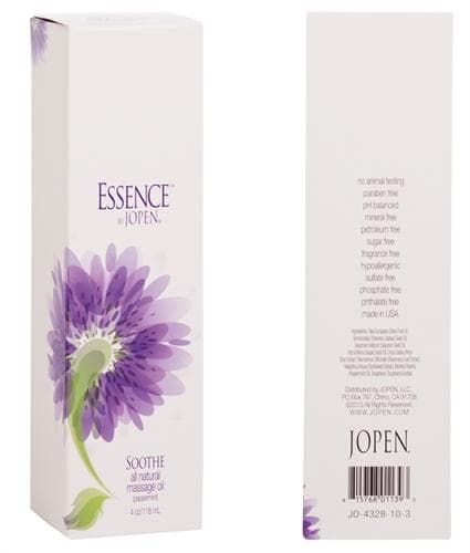 essence soothe all natural massage oil peppermint 4 fl oz