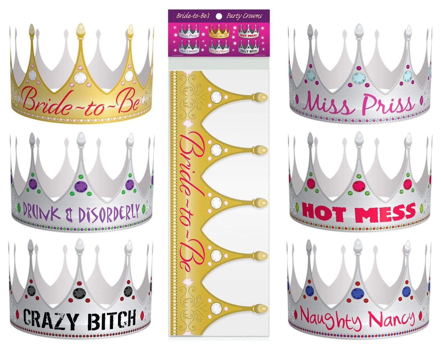 Bride-to-Be Party Crowns Default Title
