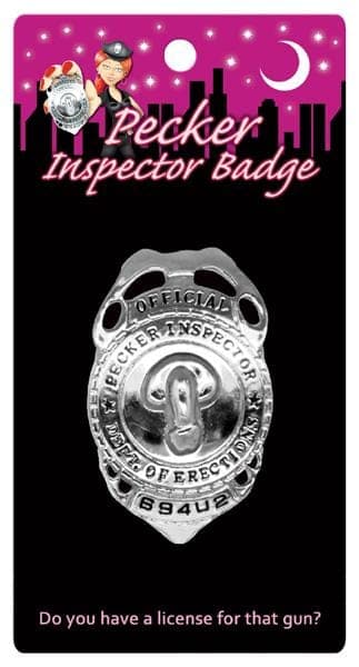 Pecker Inspector Badge Default Title