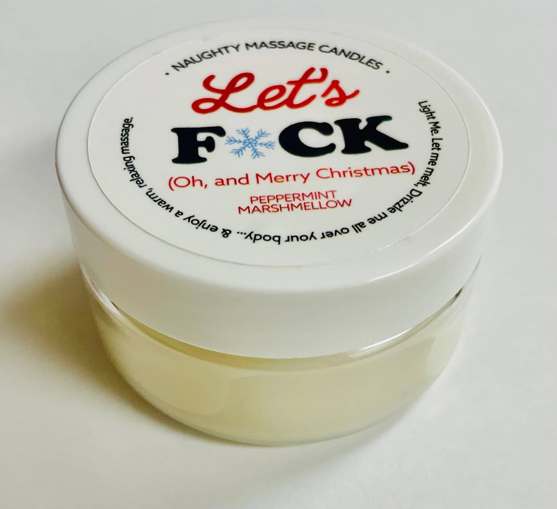 Let's Fuck Massage Candle - Peppermint Marshmallow 1.7 Oz Default Title